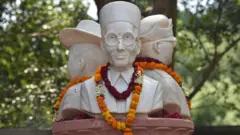 दिल्ली विद्यापीठातील पुतळा