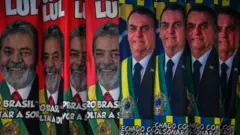 Toalhas de Lula e Bolsonaro