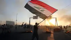 دست کم ۱۸ کشته در اعتراض‌های شنبه شب عراق