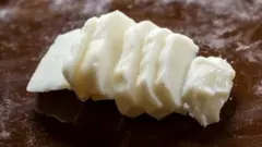 Donkey cheese on a plate