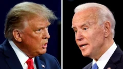 Trump and Biden thumb