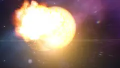 Neutron star collision