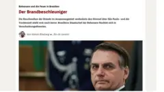 Site da revista alemã Der Spiegel