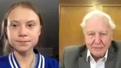 Greta Tunberg i Dejvid Atenboro