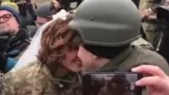 Lesya na Valeri ni abasivile bagiye ku rugamba kurwanirira igihugu cabo catewe n'Uburusiya.