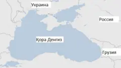 Қора Денгиз харитаси