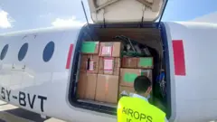 መድኃኒት የያዘ አውሮፕላን