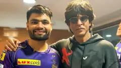 शाहरुख़ ख़ान के साथ रिंकू सिंह