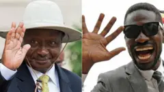 Yoweri Museveni na Bobi Wine nibo baboneka nk'abazahatana cyane mu matora ateganyijwe umwaka utaha