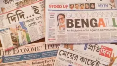 কলকাতার কয়েকটি পত্রিকার শিরোনাম