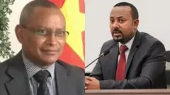 የትግራእክልላዊ ፕሬዝዳንት ደብረፂዮን (ዶ/ር) እና ጠቅላይ ሚኒስትር ዐቢይ አህመድ