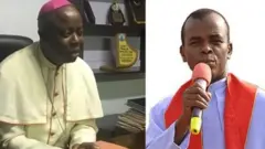 Bishọpụ Calistus Onaga na Fada Ejike Mbaka