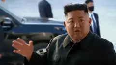 지난해 5월 2일 북한 조선중앙TV가 김정은 국무위원장의 순천린 비료공장 준공식 시찰 영상을 내보냈다.
