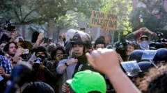 Protest at USC - 24 April 2024