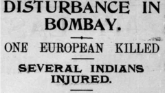 Newspaper headline