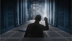 thief in a server room