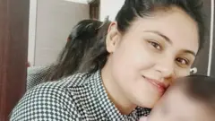 હિના પેથાણી બાળક સાથે