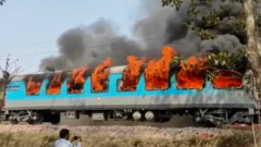 ટ્રેનમાં આગ