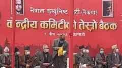 ओली पक्षको बैठक