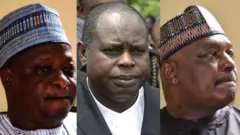 Joshua Dariye, Diepreye Alamieyeseigha, na Jolly Nyame