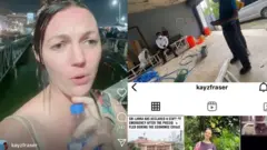 කිලී ෆීසර් ගෝල්ෆේස් අරගල පිළිබදව වීඩියෝ සහ ඡායාරූප සිය Instagram ගිණුම ඔස්සේ පළකර තිබුණි.