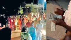 హుజూరాబాద్‌లో ఓటర్లకు నగదు పంపిణీ