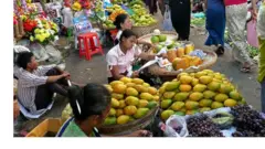 ရန်ကုန်မြို့တွင်း ဈေးတစ်နေရာ