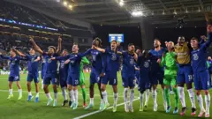 Chelsea celebrate