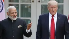 નરેન્દ્ર મોદી અને ડોનાલ્ડ ટ્રમ્પ