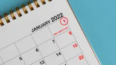 Imagen de un calendario que marca el mes de enero
