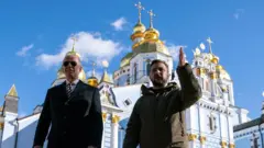 Байден и Зеленский в Киеве