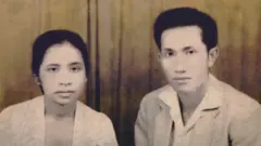 Thaib Adamy dan istrinya Samiah