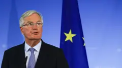 미셸 바르니에 EU 측 브렉시트 협상 수석대표는 영국이 '준비 되지 않았다'고 말했다