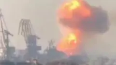 Explisión en Berdyansk