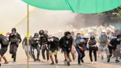 احتجاجات ميانمار