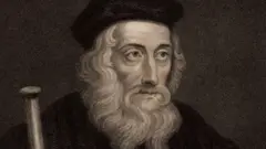 Ele foi condenado pela Igreja Católica por heresia 10 anos após sua morte, em 1384, e quase 30 anos depois, seus restos mortais foram retirados do túmulo e queimados.