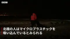 プラスチックの雪