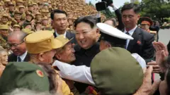 북한 조선중앙통신이 2022년 7월 28일 공개한 사진