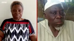Mrs Oyeleke and Chief Imam