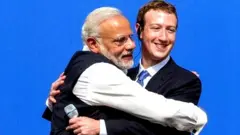 ਨਰਿੰਦਰ ਮੋਦੀ ਤੇ ਮਾਰਕ ਜ਼ੁਕਰਬਰਗ