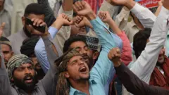 पाकिस्तान में विरोध प्रदर्शन
