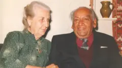 Faiz Sahab's last photograph with Alys