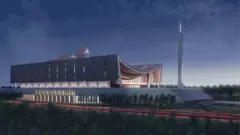 Impression artistique de la cathédrale nationale du Ghana