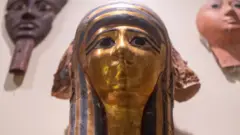 Mummy images of Pharoahs