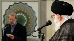 خامنه‌ای و لاریجانی