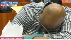 Screen grab from TV programme