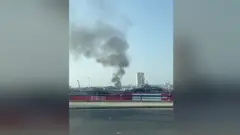 حريق في مرفأ بيروت
