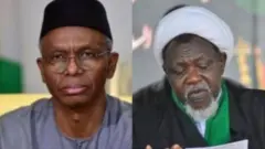 aworan gomina El-Rufai ti Kaduna pẹlu ti El-zakzaky