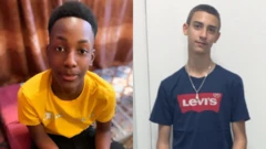 Tamim Habimana, 15, and Keane Flynn-Harling, 16,