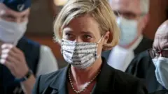 Delphine Boël leaves court in Brussels on 10 September 2020